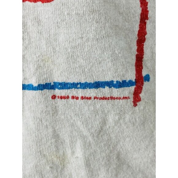 Vintage 1989 NKOTB Jordan Knight New Kids On The Block T-shirt Size M Thrashed - Picture 3 of 13